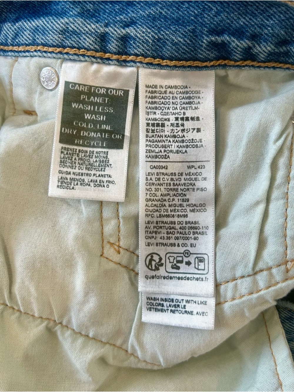 Levi’s 501 ‘90s Straight Leg Jeans Medium Wash W31 L27 Button Fly - Picture 10 of 11